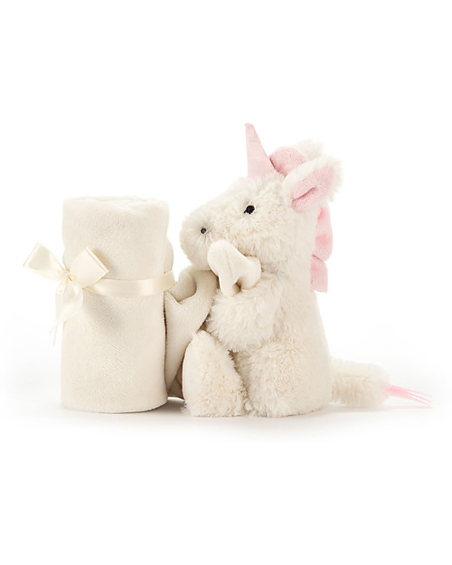 JellyCat Bashful Unicorn Soother Sweet and soft unisex bambini