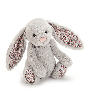 JellyCat Blossom Silver Bunny Soft Toy - 31 cm - Cute and sweet Soft Toys