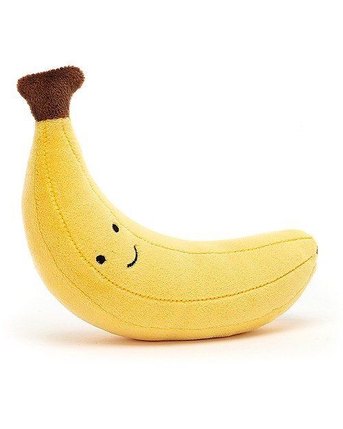 JellyCat Fabulous Fruit Banana Soft Toy - 17 cm - So Funny! Soft Toys