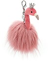 JellyCat Fancy Flamingo Bag Charm Puppets