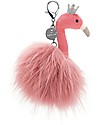 JellyCat Fancy Flamingo Bag Charm Puppets