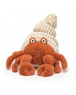 JellyCat Herman Hermit Crab Soft Toy - 29 cm - Soft and funny! Soft Toys