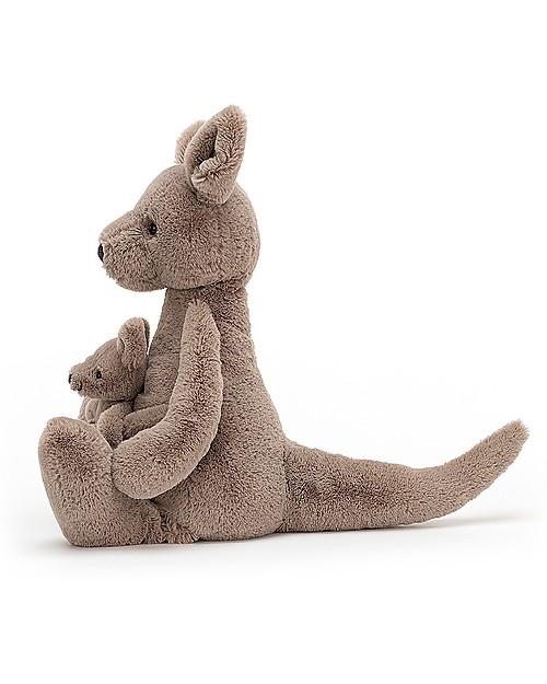 JellyCat Kara Kangaroo Soft Toy - 37 cm -Puppy Included! Soft Toys