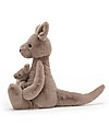 JellyCat Kara Kangaroo Soft Toy - 37 cm -Puppy Included! Soft Toys