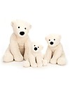 JellyCat Perry Polar Bear Soft Toy - 26 cm - Soft and funny! Soft Toys