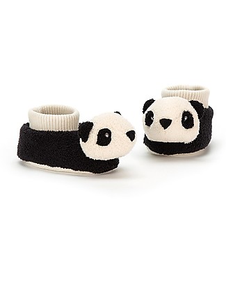 JellyCat Pippet Panda Booties 0-6 months - Super soft and warm! Slippers