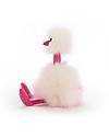 JellyCat Pompom Soft Toy, Raspberry Ripple - 33 cm - Original and cute Soft Toys