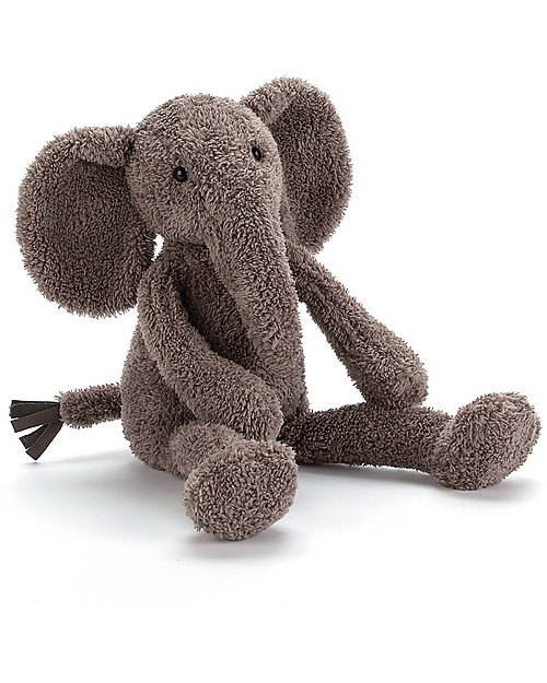 JellyCat Slackajack Elephant Soft Toy - 33  cm - Cute and funny Soft Toys