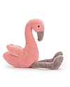 JellyCat Slackajack Flamingo Soft Toy - 33 cm - Cute and funny Soft Toys