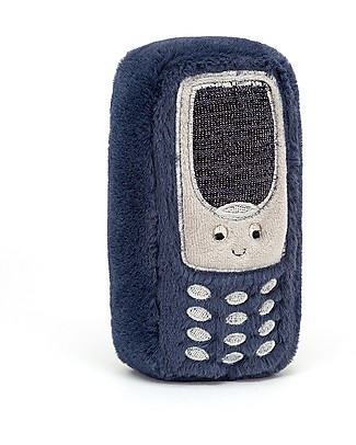 JellyCat Wiggedy Phone Soft Toy - 15 cm - Crinkle and Rattle! Soft Toys