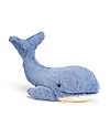 JellyCat Wilbur Whale Soft Toy Small, 13 cm - Huge-Hearted Softy! Soft Toys