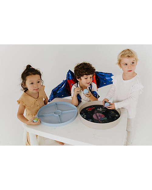 Jellystone Designs 2-in-1 Play Tray - Sage Green - Bamboo Fibre and Melamine Sensory Games_