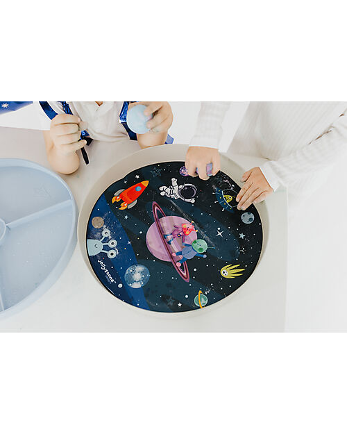 Jellystone Designs 2-in-1 Play Tray - Sage Green - Bamboo Fibre and Melamine Sensory Games_