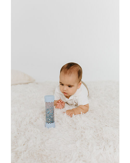Jellystone Designs Sensory Game - Baby Calm Down Bottle - Soft Blue - with Glitter Sensory Games_