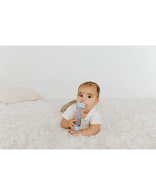 Jellystone Designs Sensory Game - Baby Calm Down Bottle - Soft Blue - with Glitter Sensory Games_