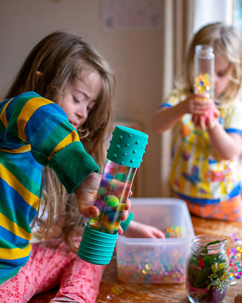 Jellystone Designs Sensory Game - DIY Calm Down Bottle - Mint - from 3 Years Sensory Games_