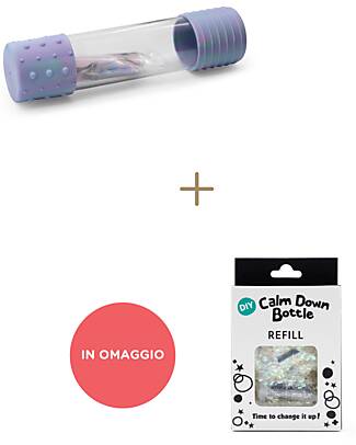 Jellystone Designs Sensory Game - DIY Calm Down Bottle - Unicorn - from 3 Years + Refill for Calm Down DIY Bottle - Glow in the Dark FREE Sensory Games_