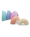Jellystone Designs Stackable Toy - Over the Rainbow - Pastel - Silicone Montessori Toys