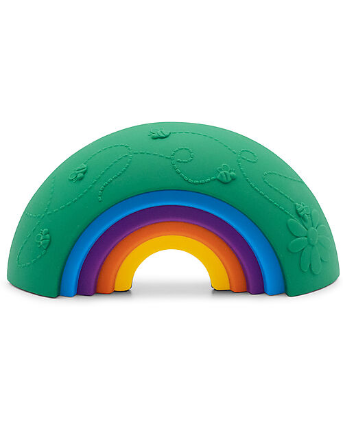Jellystone Designs Stackable Toy - Over the Rainbow - Rainbow - Silicone Montessori Toys
