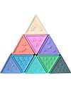 Jellystone Designs Triblox Game Set - 9 Triangular Tiles - Pastel Montessori Toys