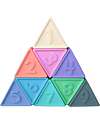 Jellystone Designs Triblox Game Set - 9 Triangular Tiles - Pastel Montessori Toys