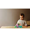 Jellystone Designs Triblox Game Set - 9 Triangular Tiles - Pastel Montessori Toys