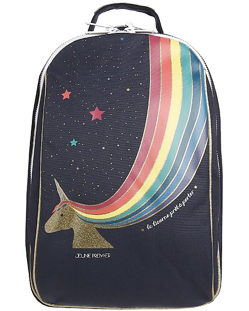 Jeune Premier Backpack James - Unicorn Gold Kindergarten Backpacks