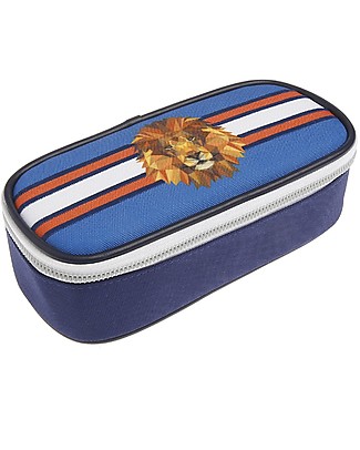 Jeune Premier Pencil Box Lion Head - Water-repellent! Pencil Cases