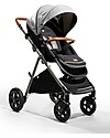 Joie Aeria Signature Stroller - Carbon - Raincover + Adapter included -  Adjustable Height Pushchairs