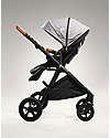 Joie Aeria Signature Stroller - Carbon - Raincover + Adapter included -  Adjustable Height Pushchairs