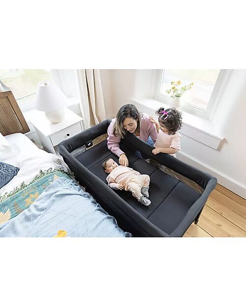 Joie Amigo 120 Travel Cot - Shale - Opens and Closes Easily Travel Cots