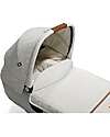 Joie  Calmi Oyster Carrycot + I-Base Isofix Rotante Encore  Pram Systems