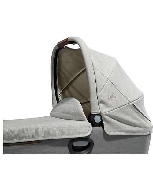 Joie  Calmi Oyster Carrycot + I-Base Isofix Rotante Encore  Pram Systems