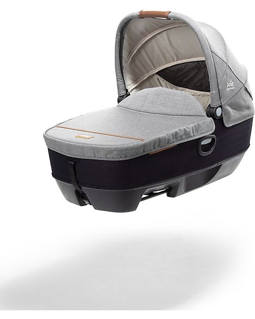 Joie Calmi R129 Carrycot - Carbon - Car and Walk - Senza Base Pram Systems