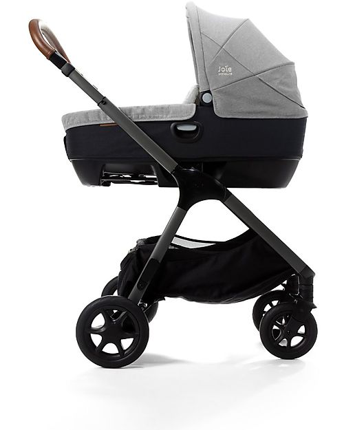 Joie Calmi R129 Carrycot - Carbon - Car and Walk - Senza Base Pram Systems
