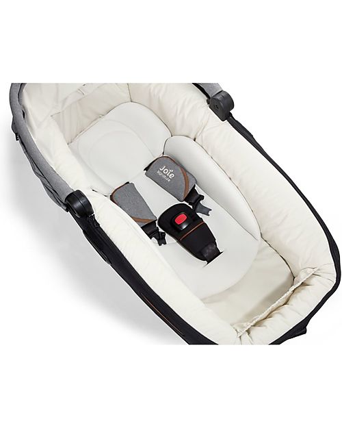 Joie Calmi R129 Carrycot - Carbon - Car and Walk - Senza Base Pram Systems