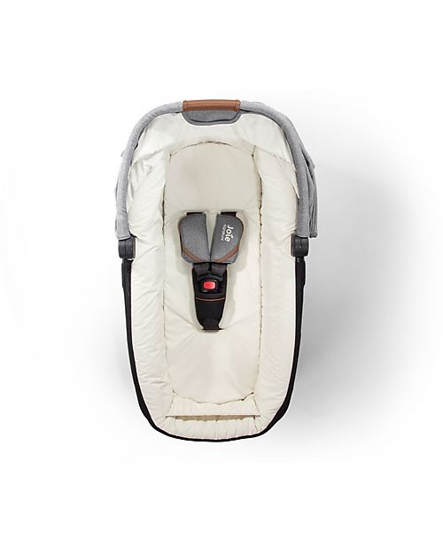 Joie Calmi R129 Carrycot - Carbon - Car and Walk - Senza Base Pram Systems