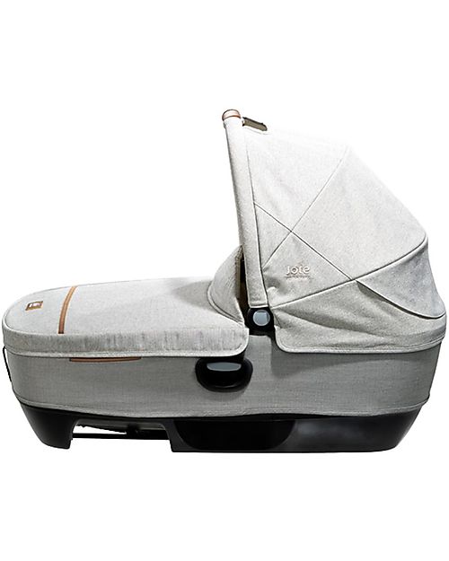 Joie Calmi R129 Carrycot - Oyster - Car and Walk - Senza Base Pram Systems