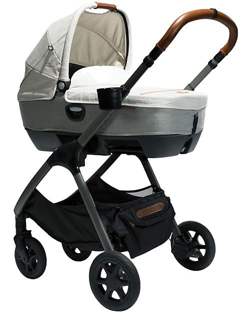 Joie Calmi R129 Carrycot - Oyster - Car and Walk - Senza Base Pram Systems