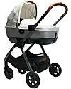 Joie Calmi R129 Carrycot - Oyster - Car and Walk - Senza Base Pram Systems