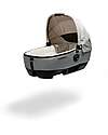 Joie Calmi R129 Carrycot - Oyster - Car and Walk - Senza Base Pram Systems