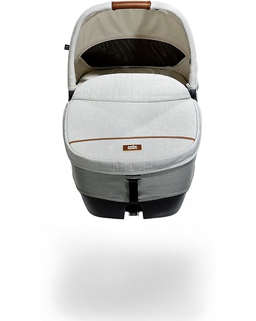 Joie Calmi R129 Carrycot - Oyster - Car and Walk - Senza Base Pram Systems