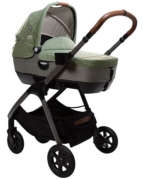 Joie "Carrycot Calmi R129 - Pine - Also Travel by Car With the i-Base Encore! ​" Pram Systems