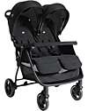 Joie Double Stroller Estrella - Eclipse - with Rain Cover Included Double Pushchairs