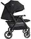 Joie Double Stroller Estrella - Eclipse - with Rain Cover Included Double Pushchairs