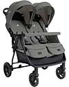 Joie Double Stroller Estrella - Evergreen - with Rain Cover Included Double Pushchairs
