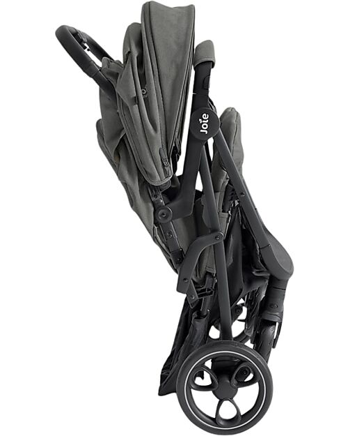 Joie Double Stroller Estrella - Evergreen - with Rain Cover Included Double Pushchairs