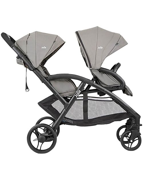 Joie Evalite Duo Stroller - Pebble - from Birth to 15kg Double Pushchairs