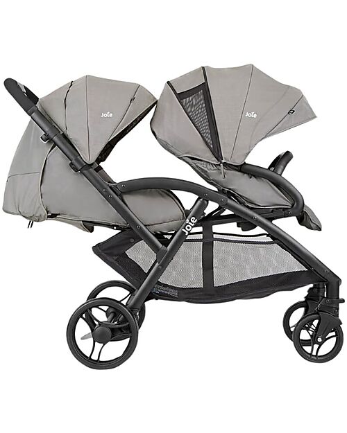 Joie Evalite Duo Stroller - Pebble - from Birth to 15kg Double Pushchairs