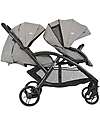 Joie Evalite Duo Stroller - Pebble - from Birth to 15kg Double Pushchairs